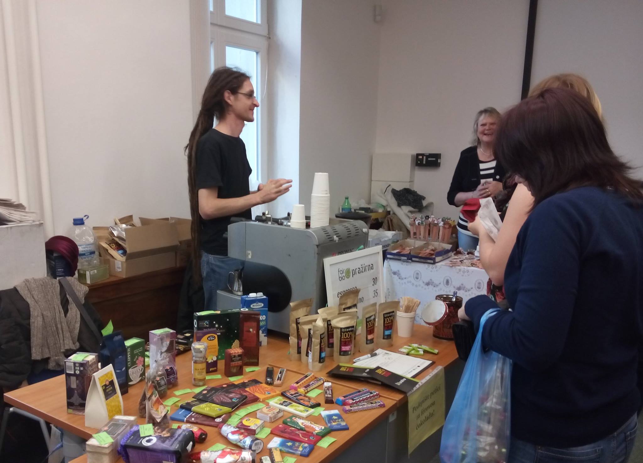 Prodej naživo Fair & Bio pražírna