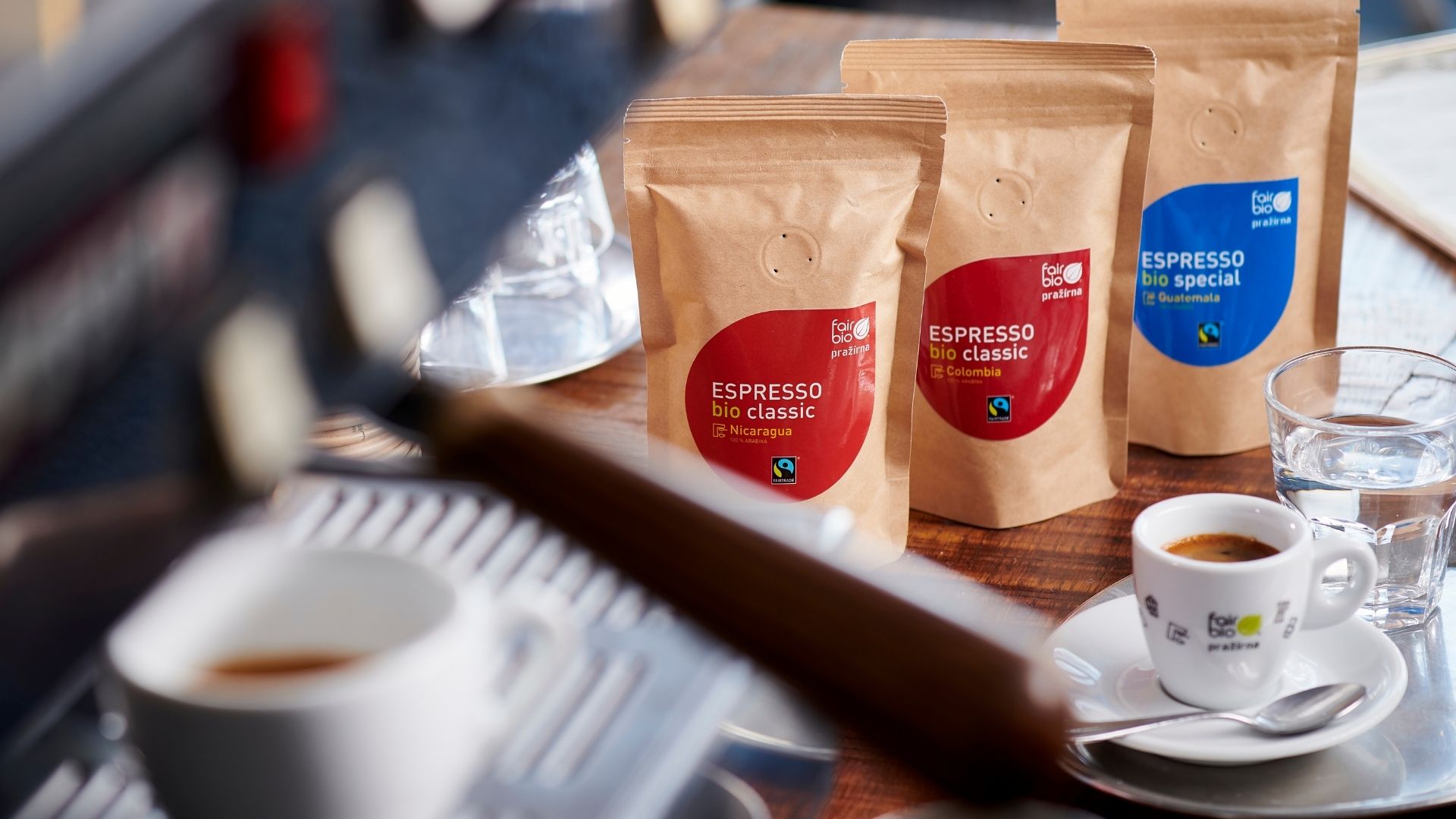 Fair Bio kava na espresso