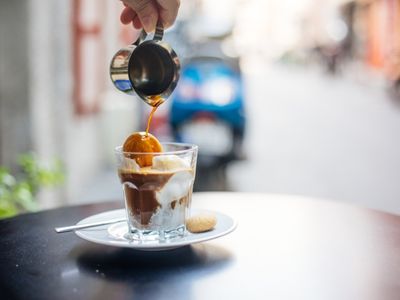 espresso affogato