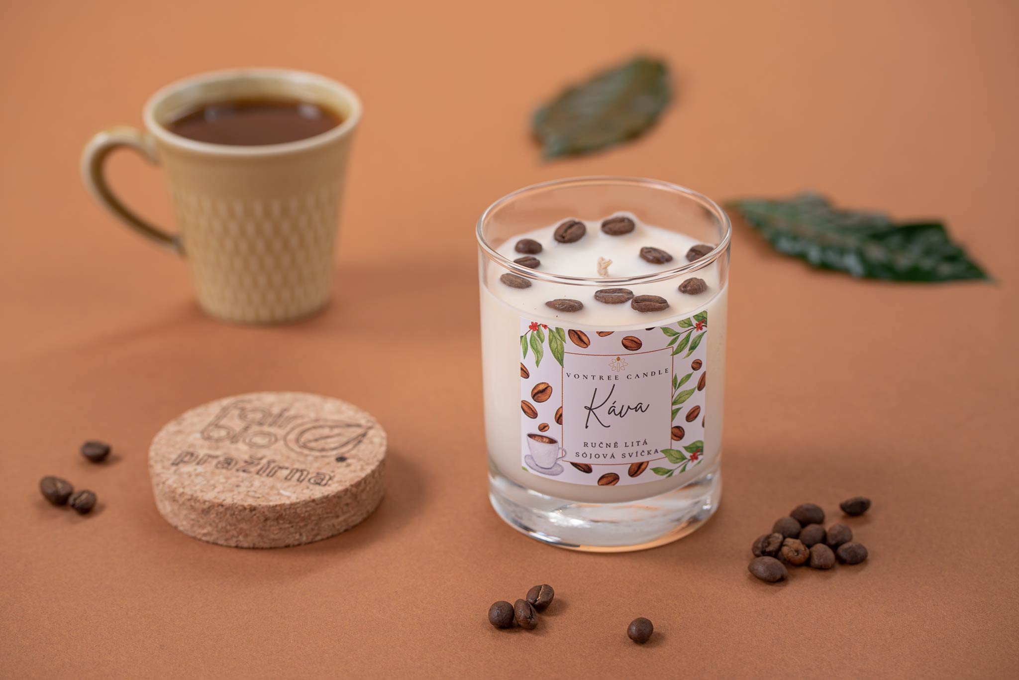 Kavova svicka Vontree Candle