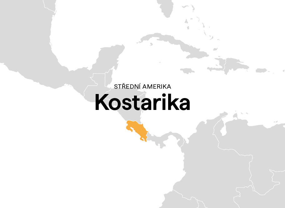 mapa kostarika