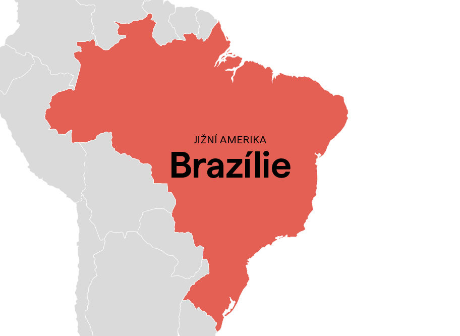 mapa brazílie